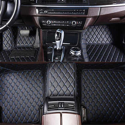 Mazda CX5 Floor Mats Black  White Diamond  Stitching Custom Car Mats Set interior - Accessories